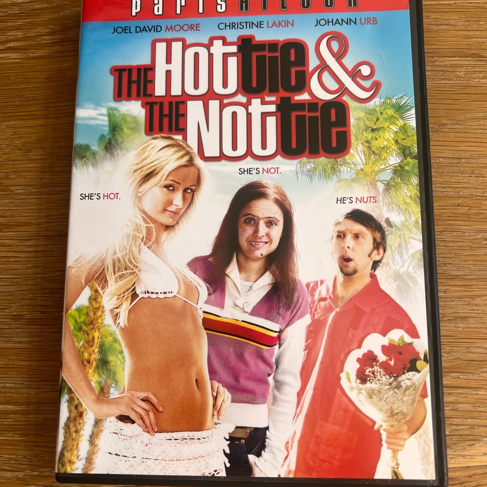 The Hottie & The Nottie DVD - Red, White, Blue Cover